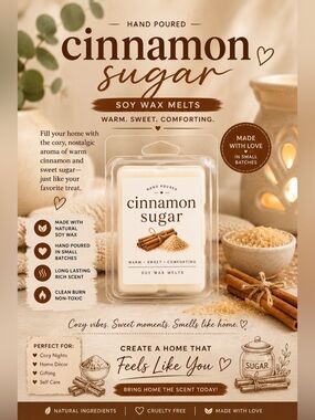 Cinnamon Sugar Wax Melts